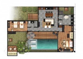 Two Bedroom Pool Pavilion