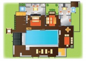 Two Bedroom Royal Villa by Jim Thompson